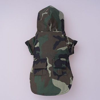 gabardina militar para perro